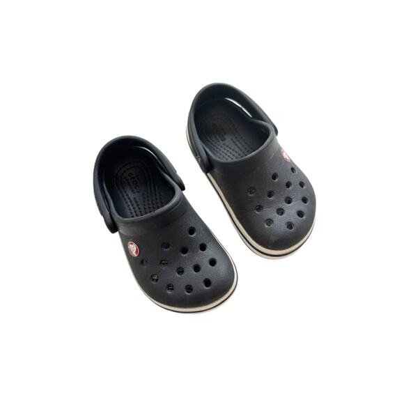 Crocs Black Crocband Clogs Size 7 - Picture 1 of 6